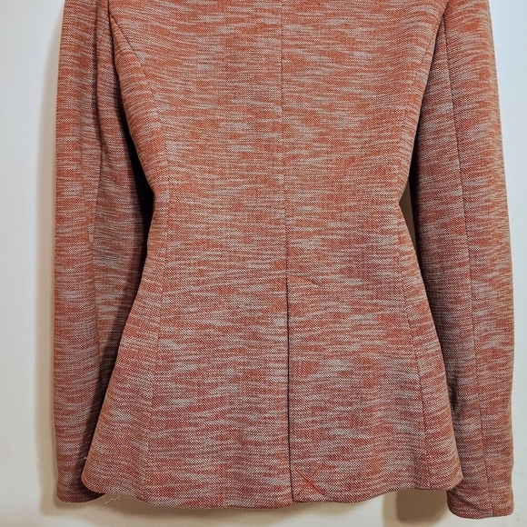 Cartonnier Anthro Space Dye Knit Blazer Jacket Red Small - Picture 8 of 12